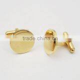 2016 Fashion Gold Plating Cufflink Adding Custom Logo thumbnail-6
