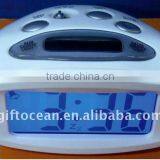 Solar LCD Clock Smart Light Digital Clock