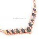 Studded Gold Necklace