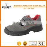 Black Microfiber Leather Upper PU Outsole Steel Toe Cap Sandal Safety Shoes thumbnail-4