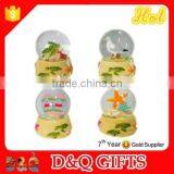 Custom Snow Globe With Natural Sand Base thumbnail-2