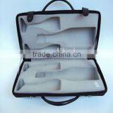 OEM EVA Red Wine Case for Single Bottle With Two Glasses thumbnail-2