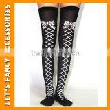 PGSK0190 Party Halloween Nylon Costume Poker Design of Black Square Stocking Man Joker Role Stocking thumbnail-5