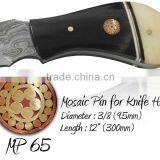 Mosaic Pins for Knife Handles MP 65 (3/8") 9.5mm thumbnail-1