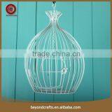 Art Style Design Hanging Round Metal Bird Cage thumbnail-1
