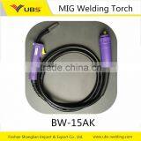 CO2 MIG Torch Europe Type Connector BW-15AK Binzel Type Welding Torch