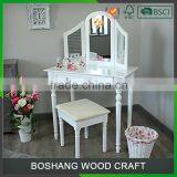 Antique Dressing Table With Mirrors thumbnail-1