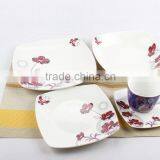 Bone China Dining Ware, 20pcs Super White Dinner Set thumbnail-6