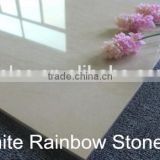 Foshan Tile Manufacturer White Rainbow Toprak Tile Marbonite Tiles