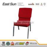Upholstered Stackable Steel Fabric Conference Church Chair on Sale thumbnail-3