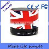 Fashion England Flah Portable Mini Bluetooth Speaker With Mirco SD Card Slots thumbnail-1