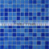 CM5618KQ colorful dolphin swimming pool mosaics swimming pool tiles white and black glass mosaic tile