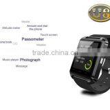 Bluetooth Smartwatch U8 U for IPhone 4/4S/5/5S Samsung S4/S5/Note 2/Note 3 Smartwatch Latest Wrist Watch Mobile Phone thumbnail-3