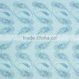 Light Blue Color Flower Printing Malaysia Batik Scarf thumbnail-2