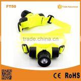 FT50 IPX8 Waterproof Plastic Underwater Diving Led Equipment Flashlight Diving