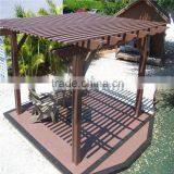 Wood Plastic Composite Garden Pergola/wpc Pergolas/gazebo Quality Choice