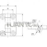 Factory Made Zinc Diecast Screw-on Flat Flexible Cabinet Door Hinges thumbnail-6