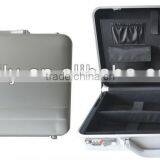 Sturdy Aluminum Padded Attache Case Silver Hard Briefcase S457A120012 thumbnail-1