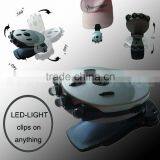 Clips on Anything LED Rotating Light