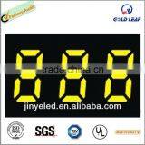 Yellow Color 3 Digits LED Numeric Display