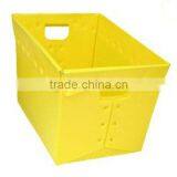 Nestable Corrugated Plastic Tote Box/mailing Box /postal Tote Bin thumbnail-1