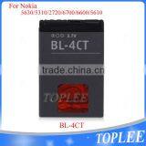 3.7v battery bl-4ct for nokia X3 2720 5310 5630 6600 6700 7210 7230