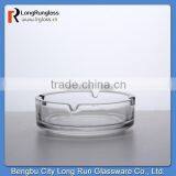 LongRun 90g Round Transparent Cigarettes Glass Ashtray Glassware Wholesale thumbnail-1