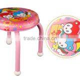 Metal Children Chairs Colorful Baby Chair Cartoon Printing Kid Chairs thumbnail-3