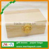 Plastic Clasp Latches Treasure Chest Wooden Coin Box Hard Wood Money Bank Piggy Bank Box thumbnail-2