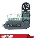 Good Quality AZ8908 Pocket Anemometer Wind Speed Meter Digital Temperature Thermometer