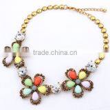 Multicolor Metal Flower Vintage Choker Pendant Statement Necklace Women Necklaces & Pendants Fashion Necklaces for Women 2014 thumbnail-1