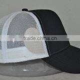 Guangzhou Hat Factory Professional Custom 100% Polyester in Black/white Trucker Cap thumbnail-4