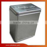 Square Chocolate Tin Box