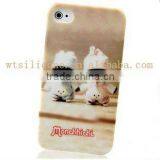 Monchhchi Cartoon Smooth Silicone Skin Back Case Cover Protector for Apple IPhone 4G 4S thumbnail-1
