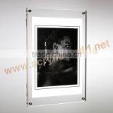 Plastic Picture Frame Curved Glass Picture Frame Magnet Picture Frame