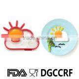 Funny Cute Non Stick Silicone Sun Shaped Egg Ring