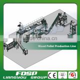 Safety and firm used wood pellet press line Professional design sawdust pelleting line