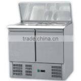 Double Door Deluxe Pizza Prep Table Pizza Making Table Pizza Prep Table Refrigerator