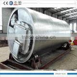 Used tire recycling machine to diesel oil pyrolysis and distillation combined plant