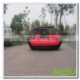 Audu Unique Weave Outside Round Rattan Outdoor Bed thumbnail-3