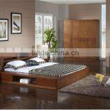 Malaysia Solid Wood Bedroom Furniture,Storage Bed & Solid Wooden Furniture Set,Graceful Wooden Bedroom Set thumbnail-1