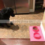 Silicone No Slip Large Dog Water Bowl Mat thumbnail-1