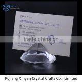 Luxury Diamond Shape Crystal Place Name Card Holder thumbnail-1