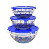 A8005D5 Daily Use Product, Eco-Friendly 3 PCS Glass Bowl Set thumbnail-2