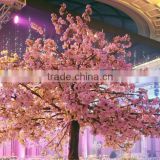 vertical garden huge indoor plastic Artificial plant 118inchs tall Pink Cherry blossom leaf trees Ers10 0930