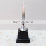 Custom Resin Silver Horseshoe U Shape Trophy thumbnail-4