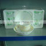 7pcs Heat Resistant Opal Glass Dinner Set thumbnail-1