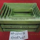Wholesale Customized Colorful Antique Wooden Crate thumbnail-3
