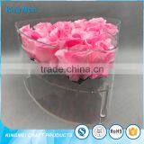 Father's Day Gift Acrylic Flower Packaging Box for Flowers