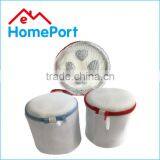 Sandwich Mesh Round White Zipper Lingerie Washing Bag thumbnail-1